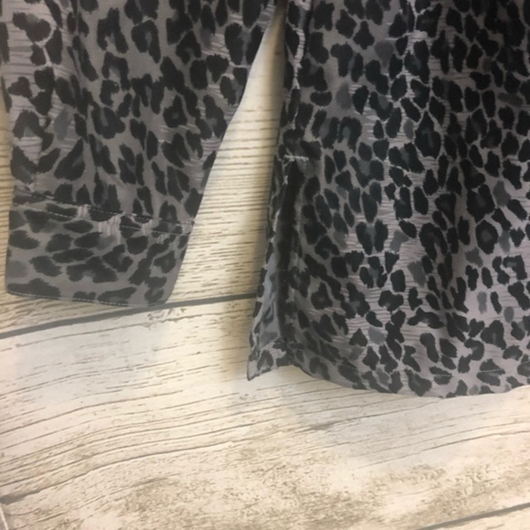 Vintage Erika Studio Cheetah Print Button Up Shirt Jacket Size Medium - Picture 4 of 14